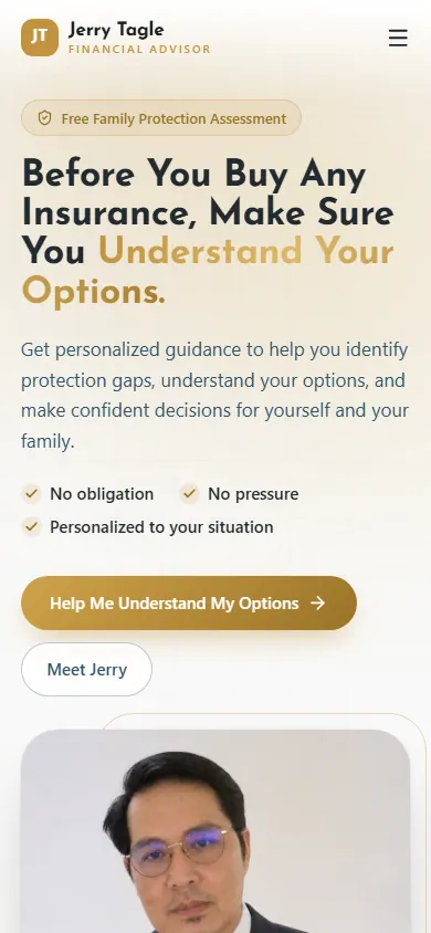 Fully responsive on mobile.