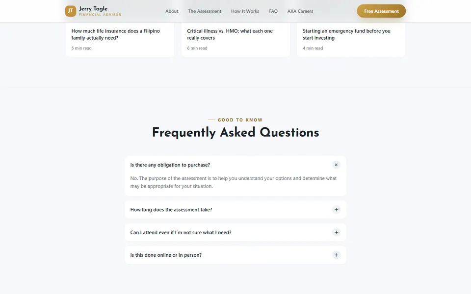 Frequently asked questions.